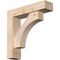 Ekena Millwork Westlake Block Smooth Bracket w/ Offset Brace, Douglas Fir, 5 1/2"W x 22"D x 22"H BKT0604X22X22WTL05SDF - alternate 1